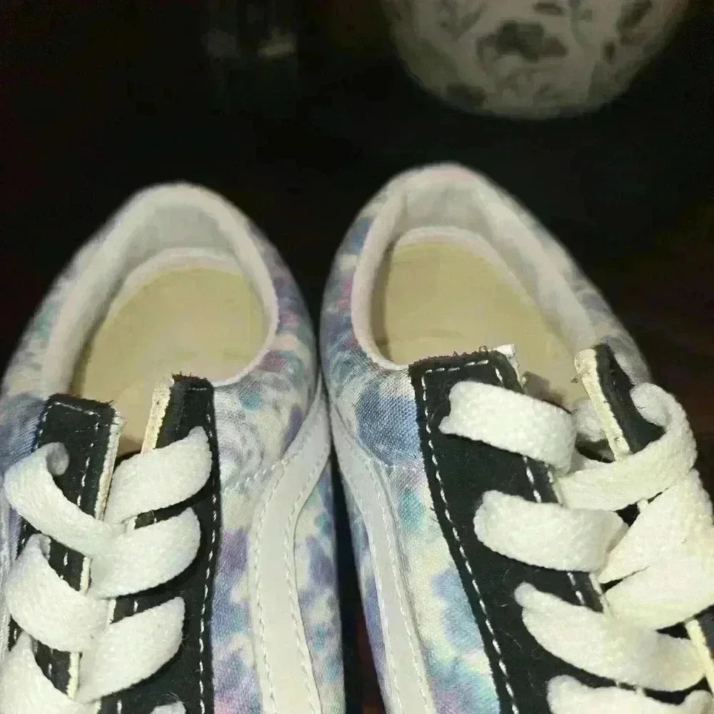Vans Old Skool English Lavender Purple Blue Womens Size 7.5 Mens Size 6 - Picture 8 of 11
